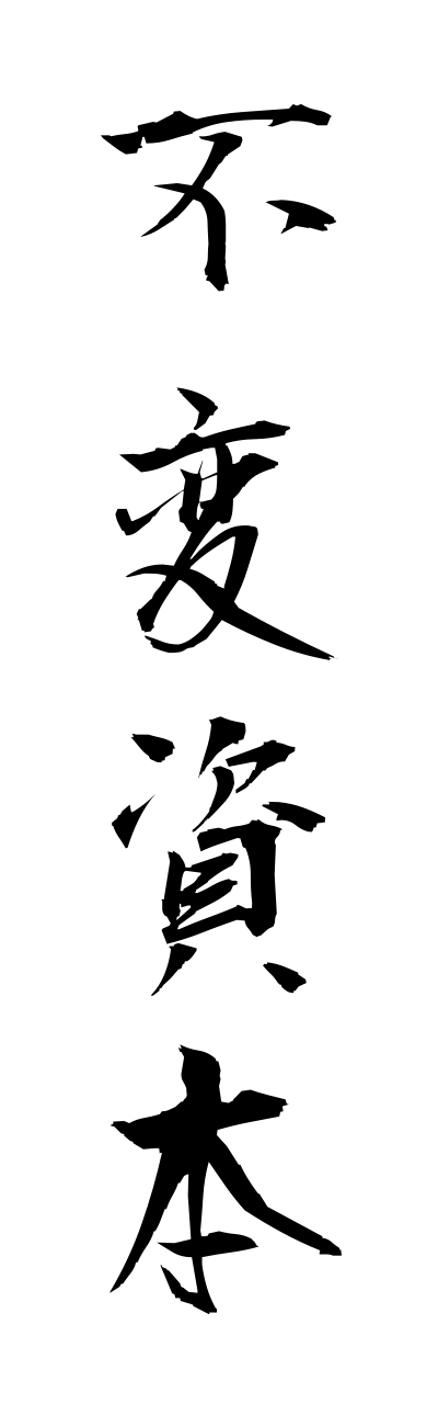 h3/h30269不変資本fuhennshihonn