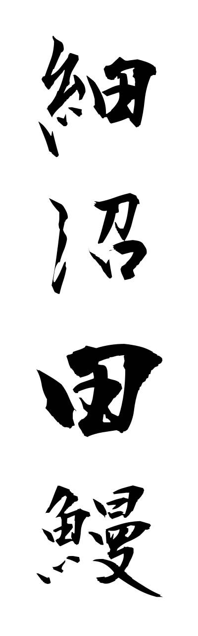 h5/h50256細沼田鰻hosonutaunagi