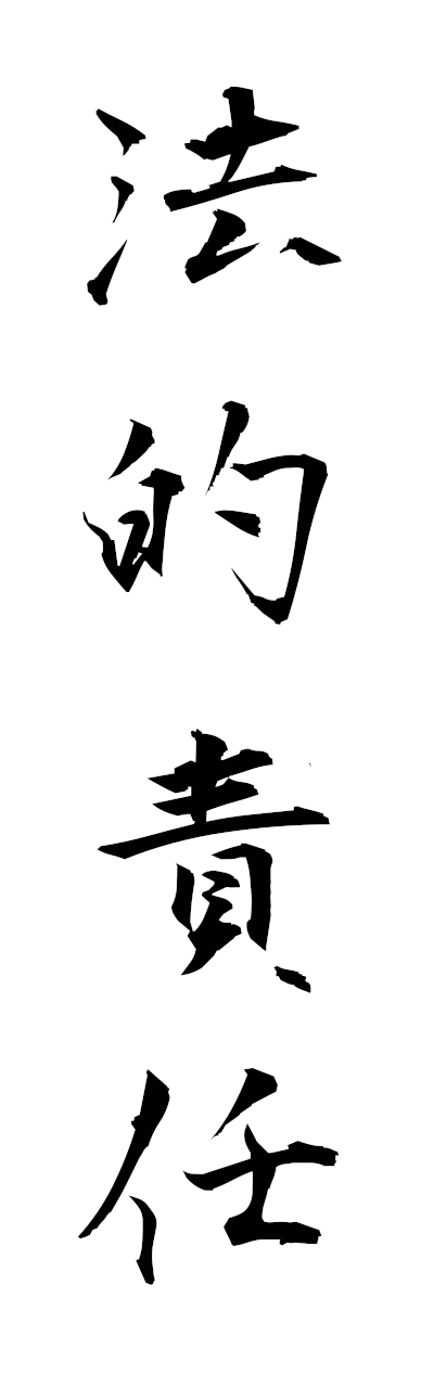 h5/h50390法的責任hotekisekinin