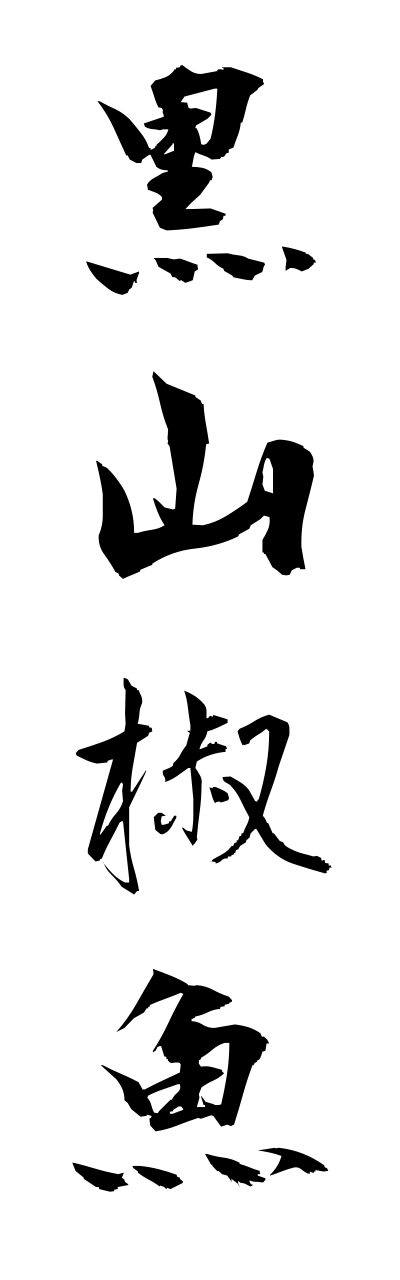 k3/k30152黒山椒魚kurosannshouuo