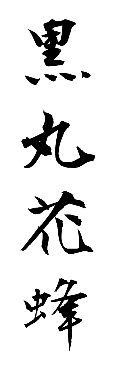 k3/k30159黒丸花蜂kuromaruhanabachi