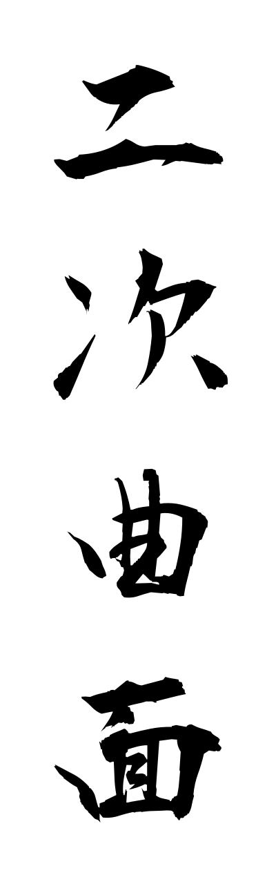 n2/n20037二次曲面nijikyokumen