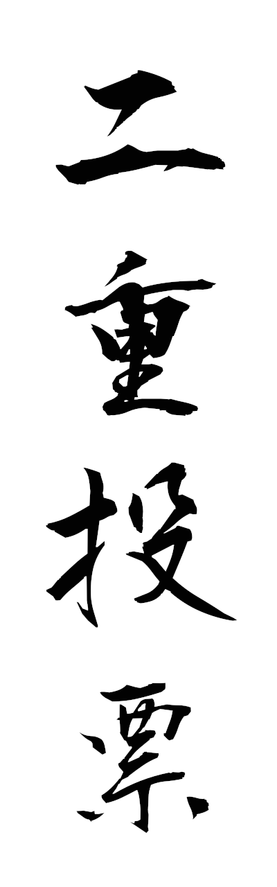 n2/n20074二重投票nijutohyo