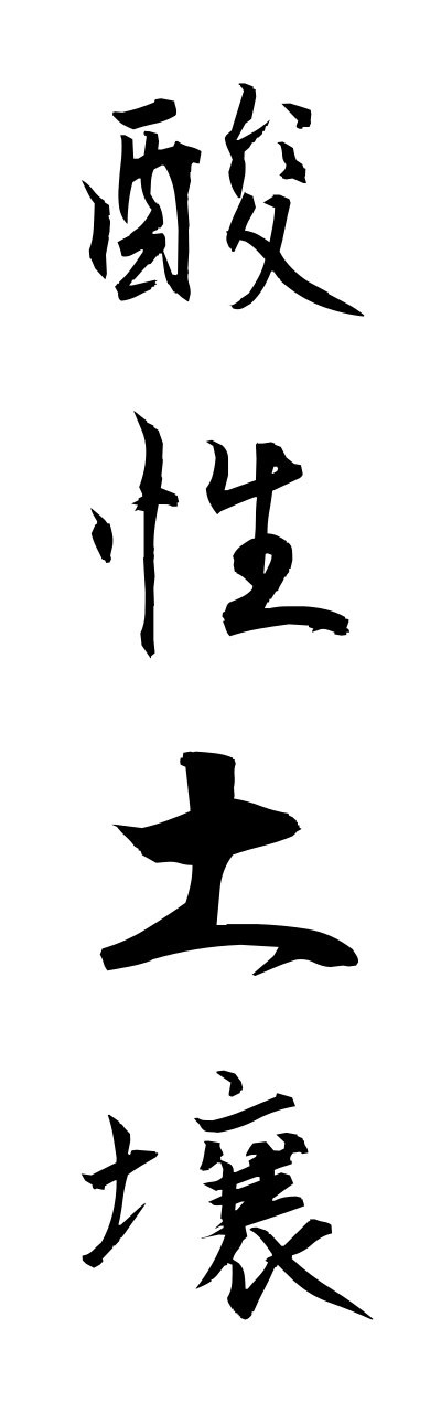 s1/s10351酸性土壌sannseidojou