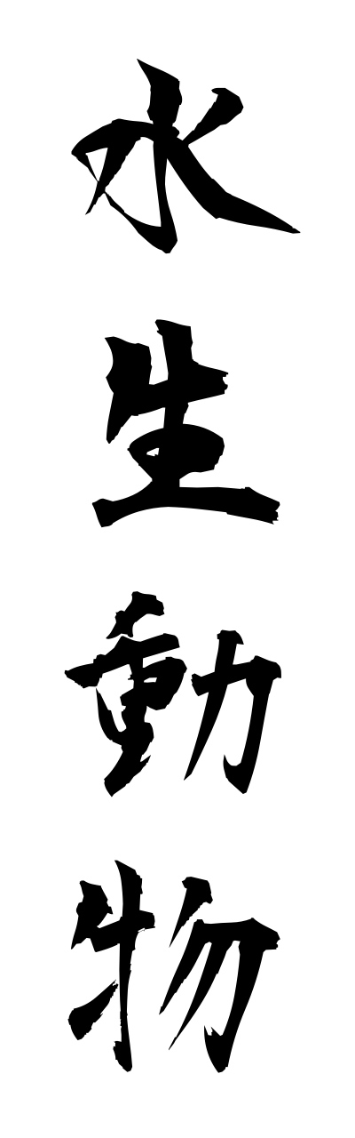 s3/s30044水生動物suiseidoubutsu