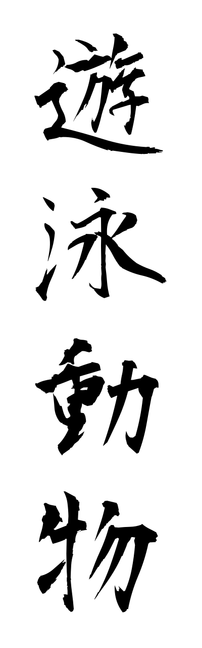 y3/y30015遊泳動物yuueidoubutsu