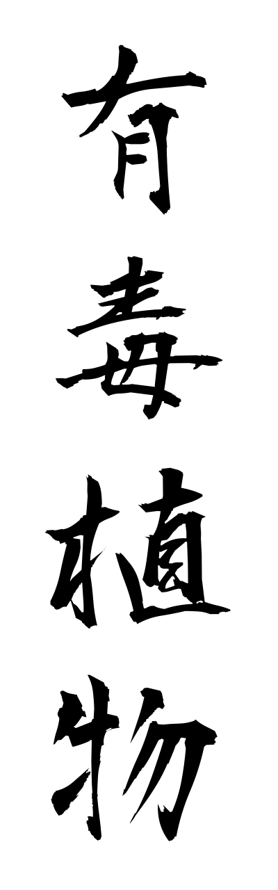 y3/y30131有毒植物yuudokushokubutsu