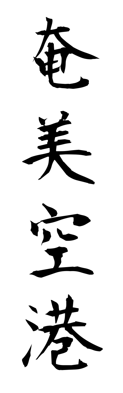 a1/a10258奄美空港amamikuukou