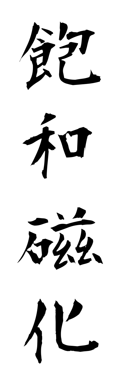 h5/h50165飽和磁化houwajika