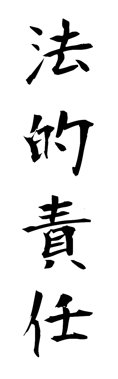 h5/h50390法的責任hotekisekinin