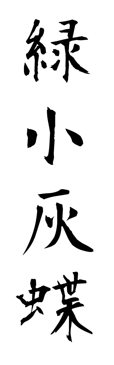 m2/m20079緑小灰蝶midorishijimi