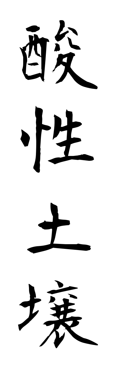 s1/s10351酸性土壌sannseidojou
