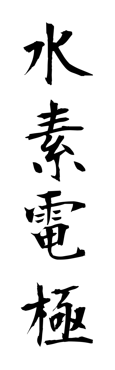 s3/s30061水素電極suisodennkyoku