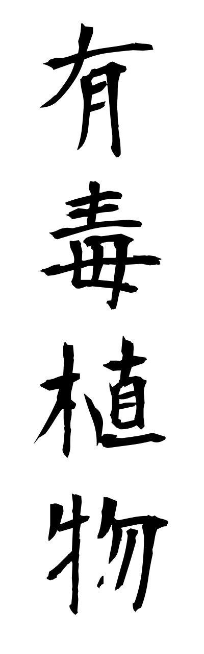 y3/y30131有毒植物yuudokushokubutsu